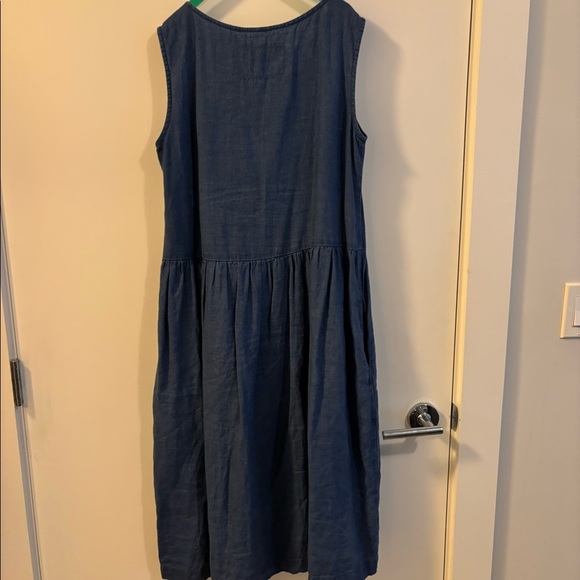 Not Perfect Linen Smock Dress - Picture 2 of 5